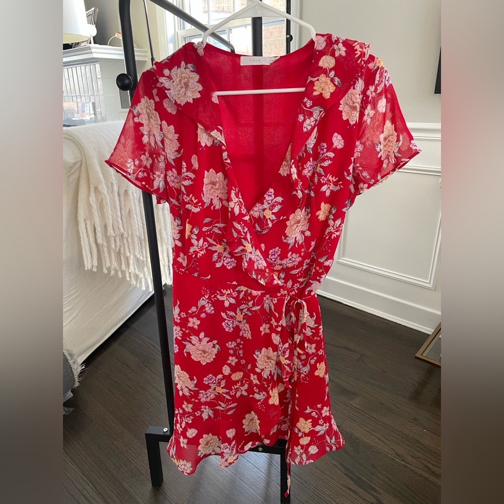 Lush Wrap Floral Dress, Lush brand (Nordstrom) M